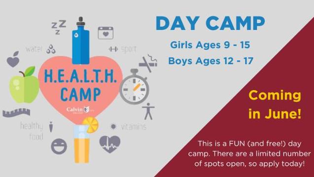 H.E.A.L.T.H. Camp (Girls: ages 12 to 15)
