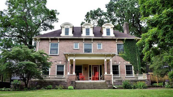 Calvin University's Koinonia House is on Lake Drive in Grand Rapids, Michigan