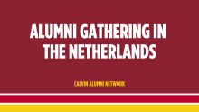 Alumni gathering in the Netherlands